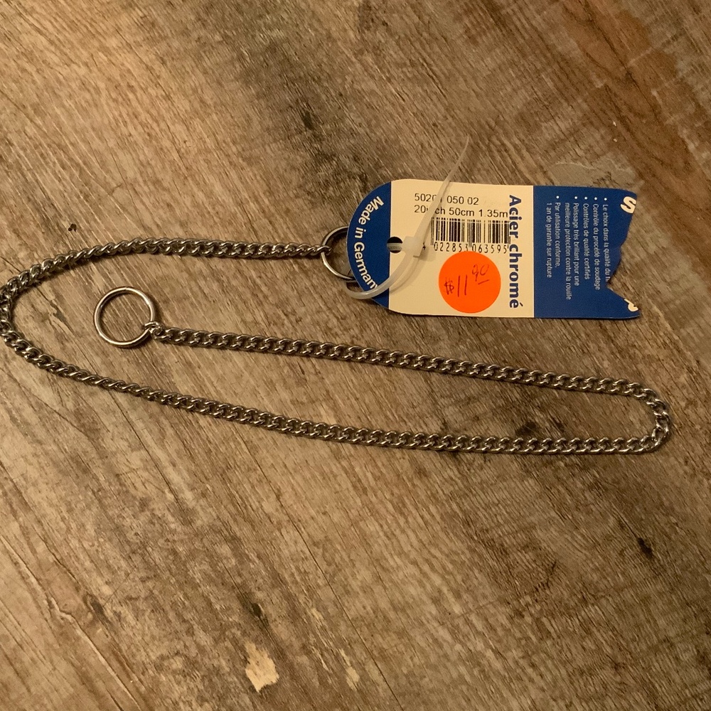 Sprenger Chrome Plated Choker Chain For Dogs (1.35mmx 22”)